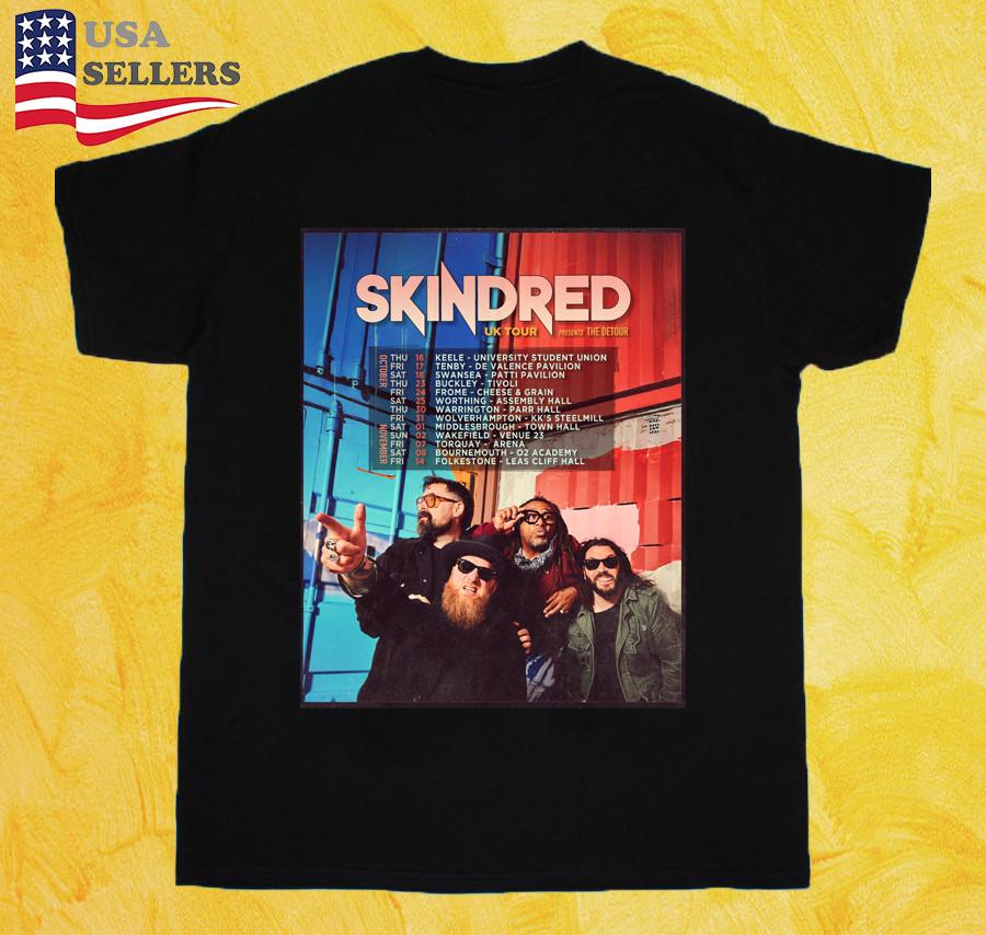 Skindred THE DETOUR Autumn Headline Tour  TSHIRT Full Size S to 5XL QT1072 Unisex T-Shirt S