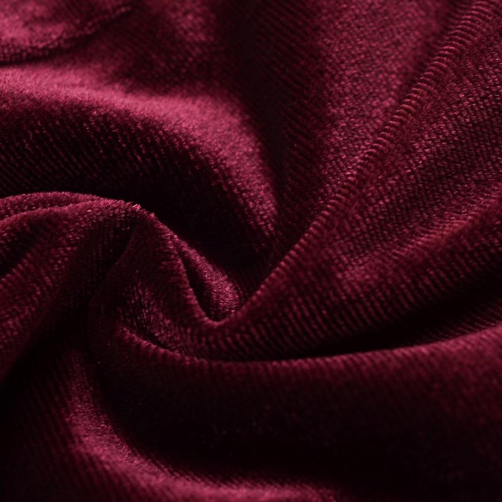 2025 Spring Women's High-Waisted Velvet Wave Skirt