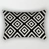 Geometric Black Pillowcase Living Room Sofa Cushion Cover Pillowcase Waist Home Decoration