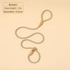 Dog Leash medium and large dog universal safety buckle dog chain collar walking dog P chain pet supplies