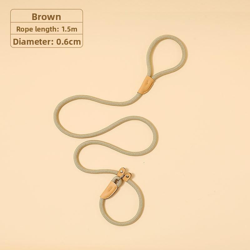 Dog Leash medium and large dog universal safety buckle dog chain collar walking dog P chain pet supplies