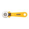 652F 28mm Patchwork Roller Wheel Round Knife Cloth Leather Cutting Knife Craft Tools