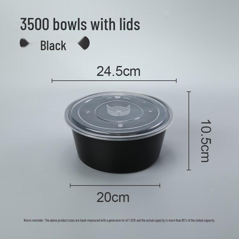 Disposable Round Takeaway Food Containers