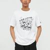 Uniqlo X League Of Legends Poro Cartoon Print Letter Short Sleeve T-Shirt Unisex Tops White 440014-00