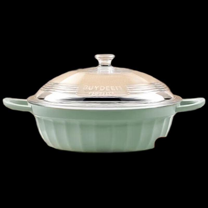 Buydeem Multifunctional Non-stick Hotpot & Steamer