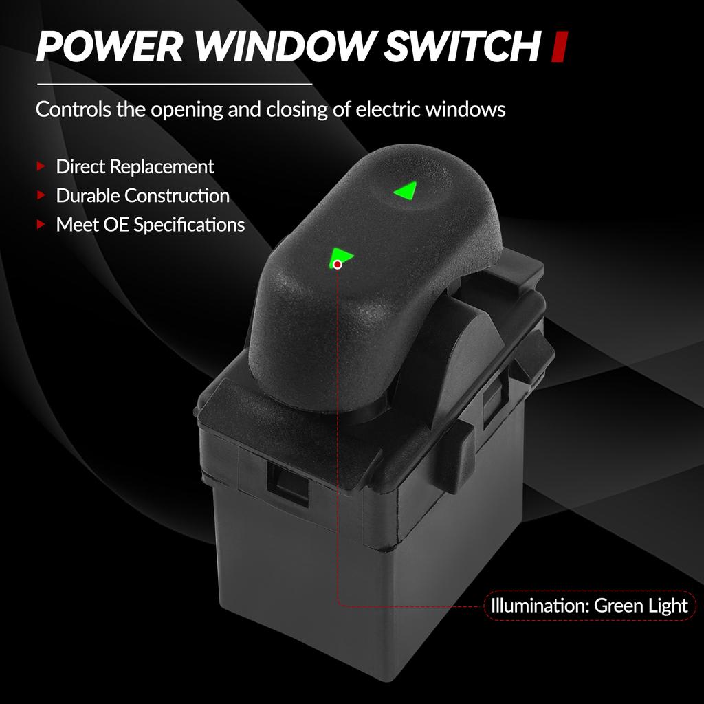 Rear Power Passenger Side Window Switch Button Control 5L1Z14529BA For Ford F150 Lincoln Mark LT Mercury Grand Marquis 2003 2005