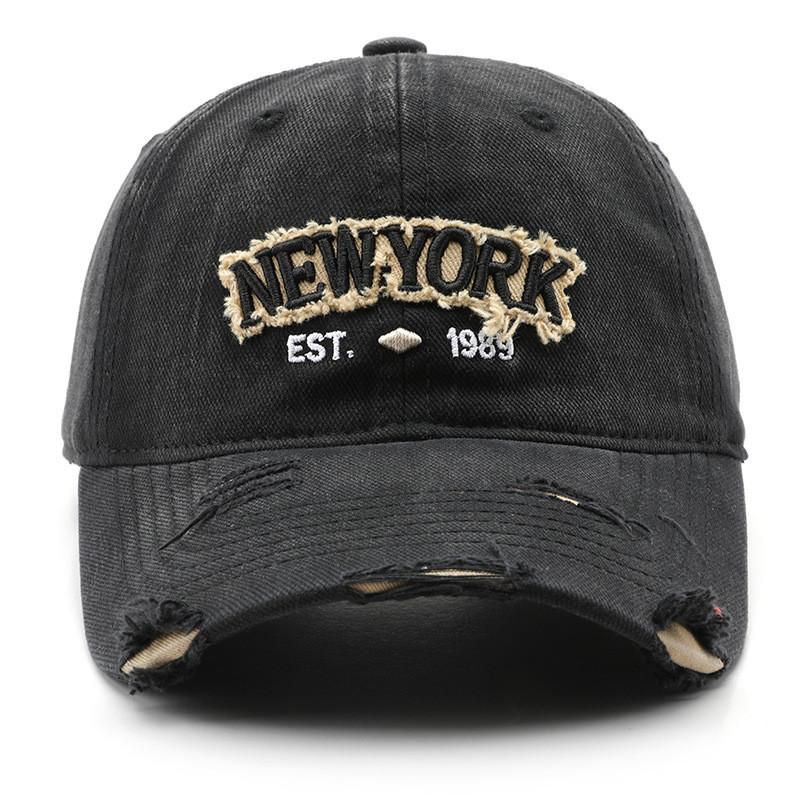 Cotton Baseball Cap With Embroidered Letters For Men And Women Outdoor Sun Protection