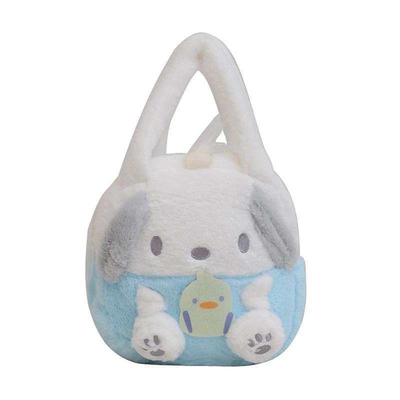Cartoon Mini Shoulder Bag For Kids With Plush Material Suitable For School And Daily Use