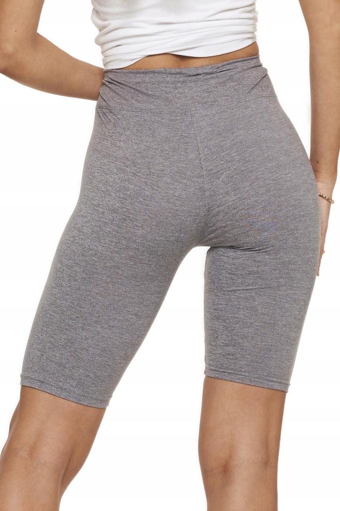 Peach Touch Fit Cycling Leggings High Waist MORAJ Sports Tights S/M Graphite Melange