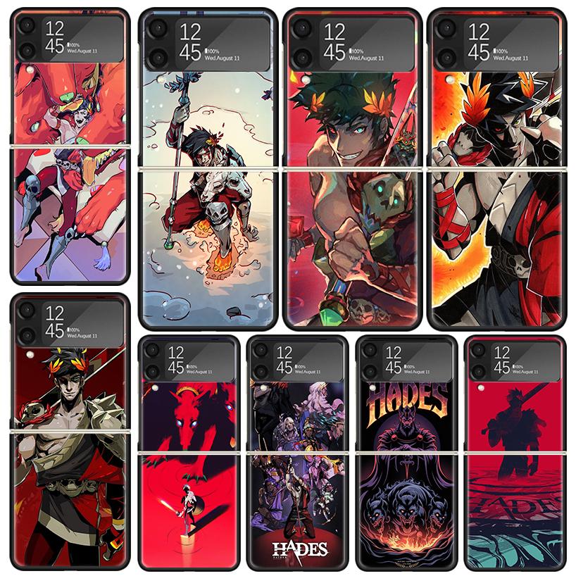 Game Hades Action Cases For Samsung Galaxy Z Flip 4 5 6 7 3 Z Flip7 Flip6 Flip4 Flip5 Flip3 5G Hard Shockproof Fundas Cover