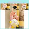 Adorable Fuzzy Yarn Hat Keychain Plush Decor Perfect For Party Gifts Cute