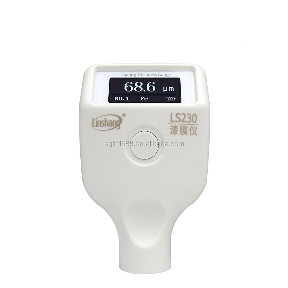 Linshang LS230 OLED Car Paint Meter Coating Thickness Gauge Measure Automotive Paint Thickness Low Temperature Resistant 0.0-2000μm