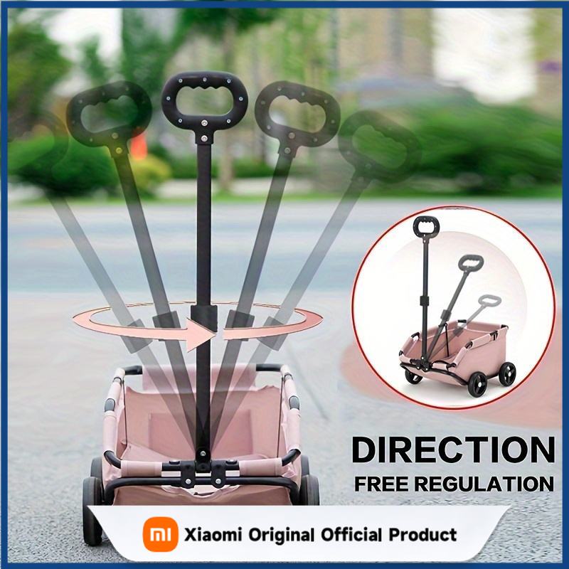 Xiaomi 4 Wheels Ultra Lightweight Folding Dog Cat Pet Stroller Portable Travel Shopping Walking Playing for Small Dogs Cats Teddy