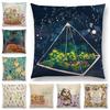 Floral Fantasy Fairy Tale Wonder World Cushion Cover Dreamscape Animals Deer Bird Fox Unicorn Owl Flowers Sofa Throw Pillow Case