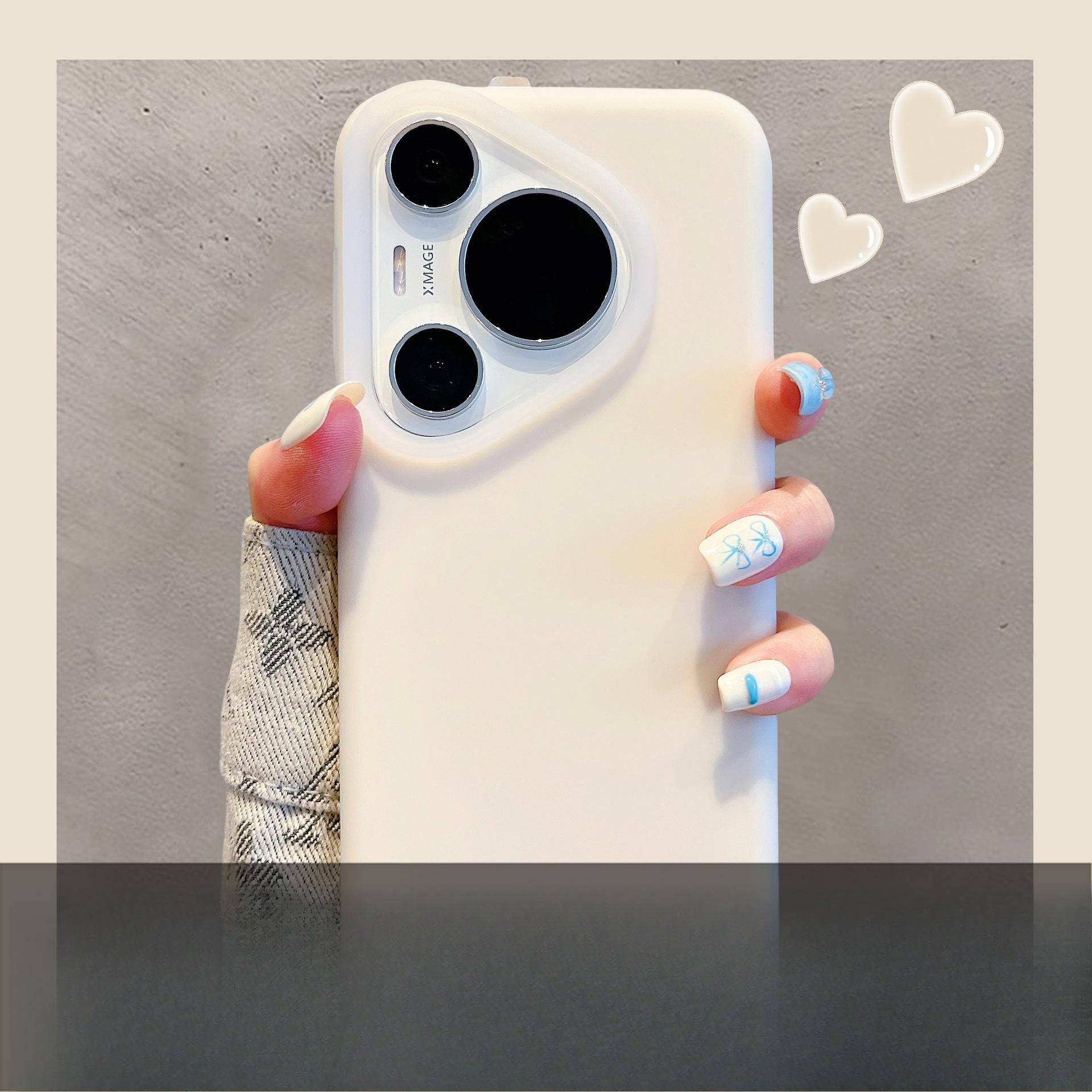 

Подходит для чехла для мобильного телефона Huawei Pura70 Настоящий желеобразный жидкий силикон Приятный для кожи Однотонный Высококлассный Mate60 Ударопрочный чехол Huawei-Pura70Ultra