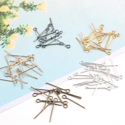 Nine-Character Needle T-Character Needle 9-Character Needle Ball Needle Earrings Pendant Necklace Pendant Nine-Character Needle Diy Accessories