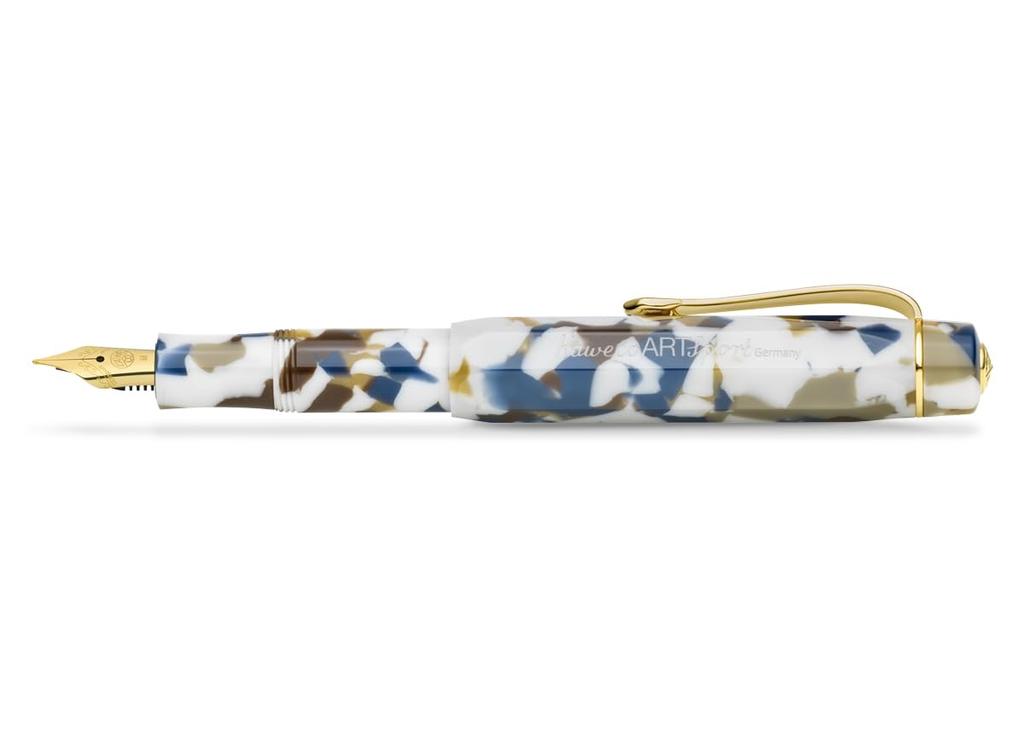 Kaweco EF Extra Fine Fountain Art Sport Officially Imported Pen, Terrazzo, 11000200,