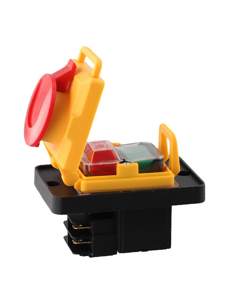 For KJD12 Pushbutton Switch Waterproof Design with Electromagnetic Stop Function for Enhanced Safety in Machinery