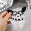 1Pc Diy Accessories Kawaii Sanrio Keychain Plush Pochacco Doll Anime Cartoon Bag Pendant Car Keyring Toy For Kid Gift