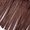 Women's Studded Suede Vest 70s Hippie Outfit Sleeveless Open Front Tassel Vest Collar