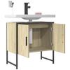Vidaxl Waschbeckenunterschrank, Sonoma-Eiche, 60X33X60 Cm