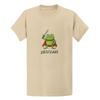 Huzzah Frog with Sword T-Shirt - Embroidered Medieval DnD Ren Faire Tee