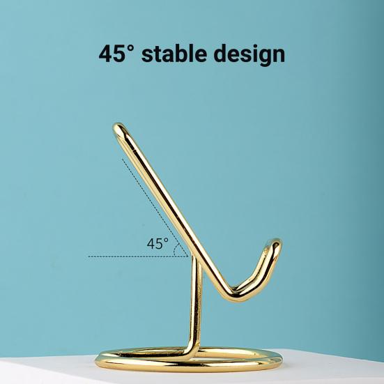 Phone Holder Steady INS Desk Smart Multifunctional Electroplated Phone Tablet Metal Lazy Bracket