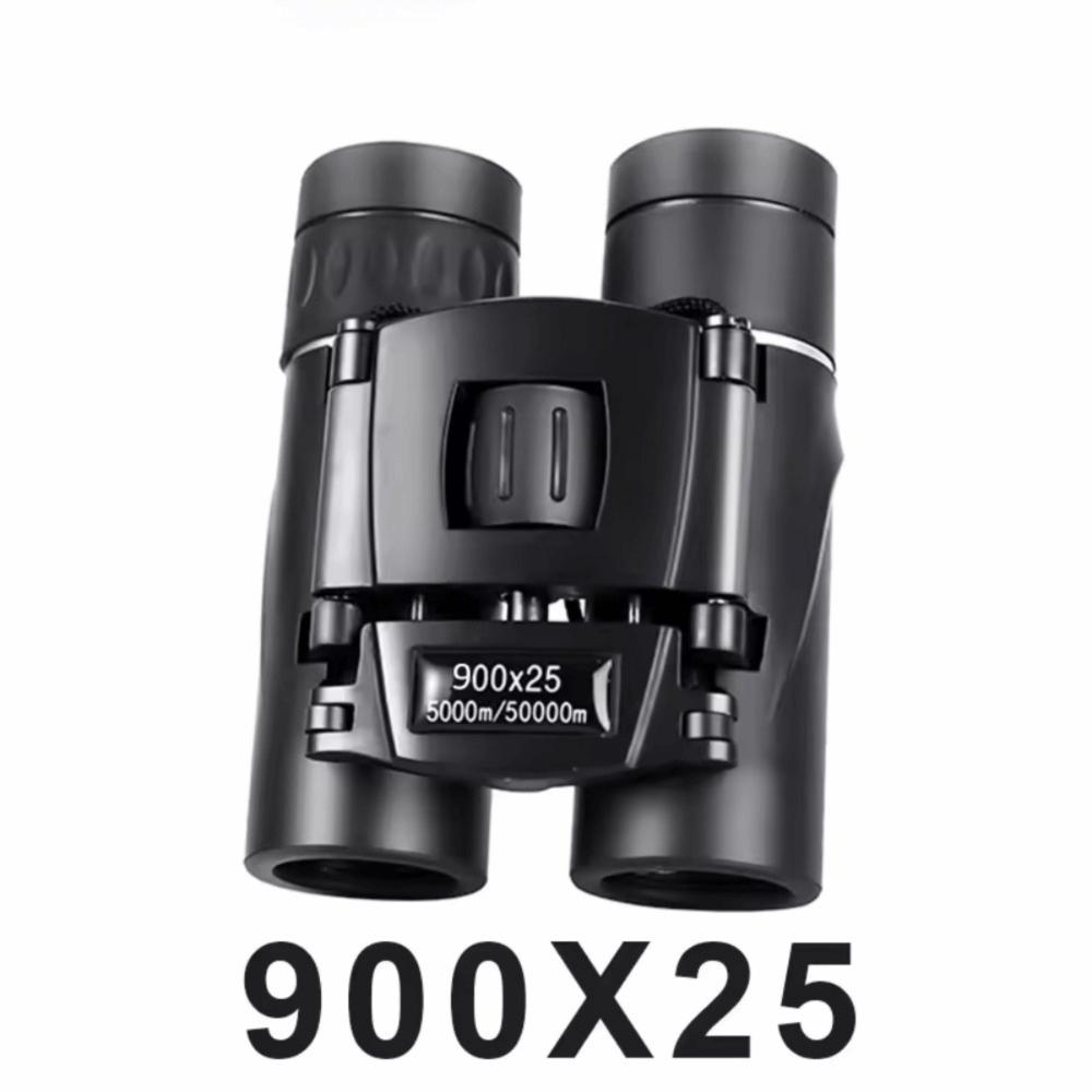 900x25 Mini Telescope Long Range Folding Binoculars Durable High Definition Binoculars