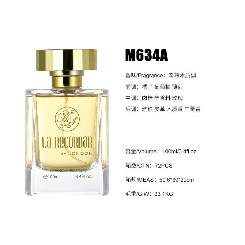 Hot Sale Internet Celebrity Million Gold Brick Men Cologne Perfume, Spicy Wood Tone Lasting Light Fragrance