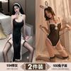 Sexy lingerie sexy cosplay nun uniform cosplay game dress hollow skirt