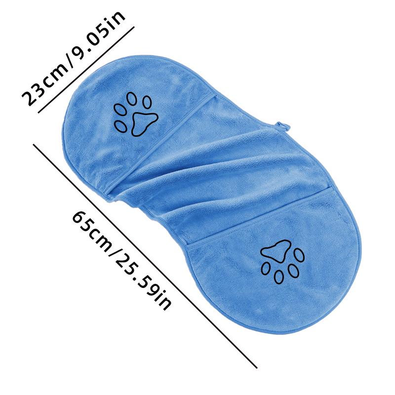 1 Ultra-fine Fiber Dog Towel, Available In Multiple Sizes with Strong Water Absorption, Suitable for All Dogs and Cats