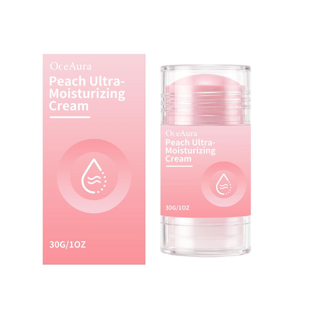 OCEAURA Peach Moisturizing Foot Cream Daily Care Nourishing Softening Smooth Skin Treatment
