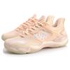 New LiNing Sonic Boom OP Cushioning Anti Slip And Wear Resistant Support Low Top Badminton Shoes Women's Neon Orange Pink AYZQ008-6