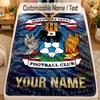 Flannel BlanketCoventry City FC Custom Name Text Personalized Soft Warm Throw Blanket Home Decor Gift