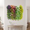 168 Flowers and 12 Forks Artificial Violet Hanging Flower Vines Wall Decor Plants Garland for Wedding Home Garden Decoration