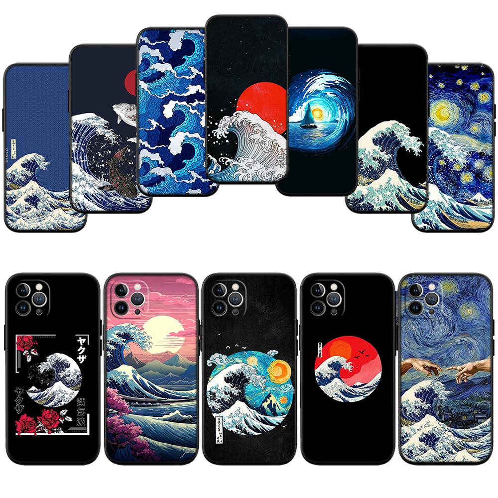 BH25 Great Wave Off Kanagawa New High-End Shell Phone Case for Redmi Note 8 9 Pro Max 9S 9T 9C NFC 8T 8A 10A A4
