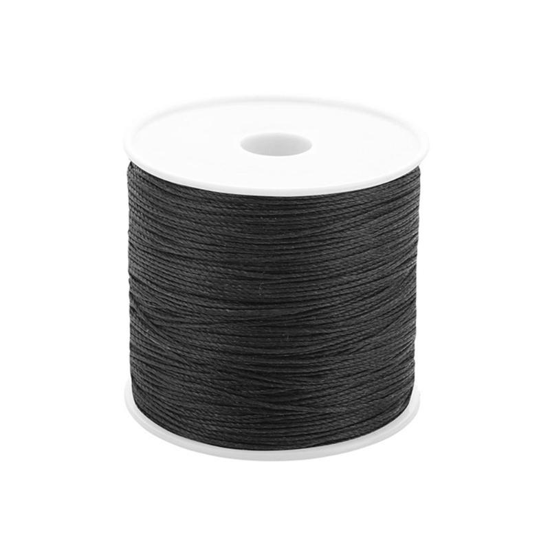 Gewachste Schnur 0,5 mm Leder Nähgarn Gewachstes Garn 115 Yards/Spule für Leder Nähen Buchbinden Schuhreparatur