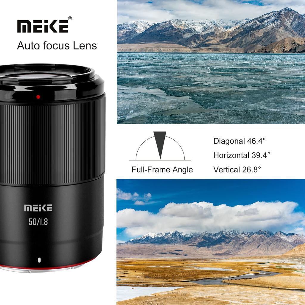 Meike 50mm Autofocus STM Stepping Motor Full Frame Portrait Lens Compatible with Nikon Z Mount Camera Z Fc F1.8 Z50, Z5, Z6, Z7, Z8, Z6II, Z7II, Z9,