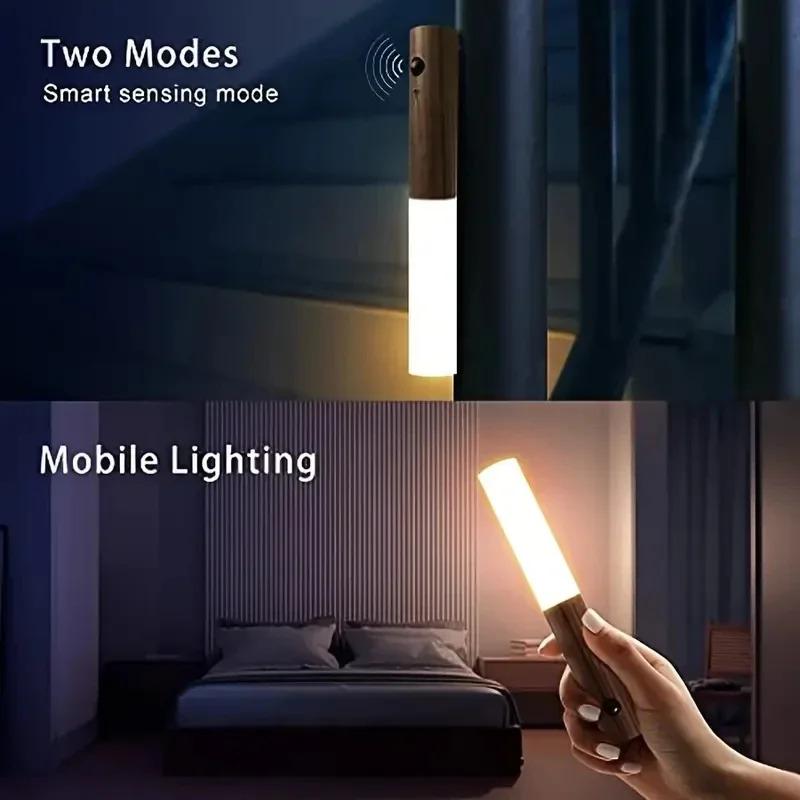 Xiaomi 1 Stück Intelligentes Induktionsnachtlicht für den menschlichen Körper, wiederaufladbare LED-Wandleuchte für Flurschränke, Induktionswand für Haushaltstoiletten