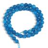 6 8 10mm Natural Stone Beads Blue Crystal Round Loose Spacer Gemstone Beads For Jewelry Making DIY Bracelet Necklace Accessories