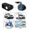 DIY Car USB Charger Switch Voltmeter Panel for Cigarette Lighter Volt Meter Power Outlet Socket Panel Mount Holder