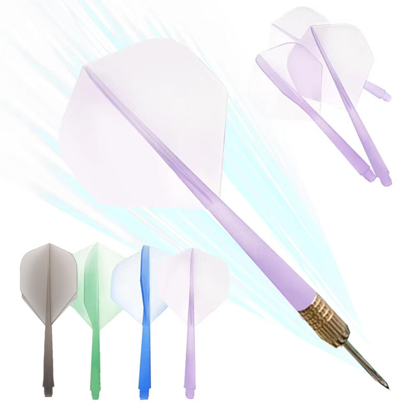 3Pcs Dart Accessories Plastic Shafts Universal Lightweight Portable Replacement Supplies for Smooth Flying Soft Tip