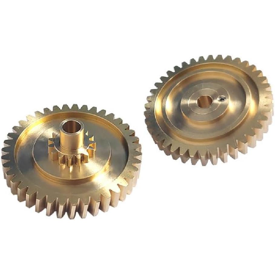 Převodový ozubený pár pro stahovací střechu, Pár mosazných ozubených kol Pasuje na Porsche Boxster 1997-2012 98756118000, 987561179