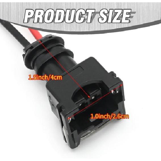 8 Pack Fuel Injector Connector Plug Harness, Replacement for 4.6L 5.0L 5.4L 5.8L