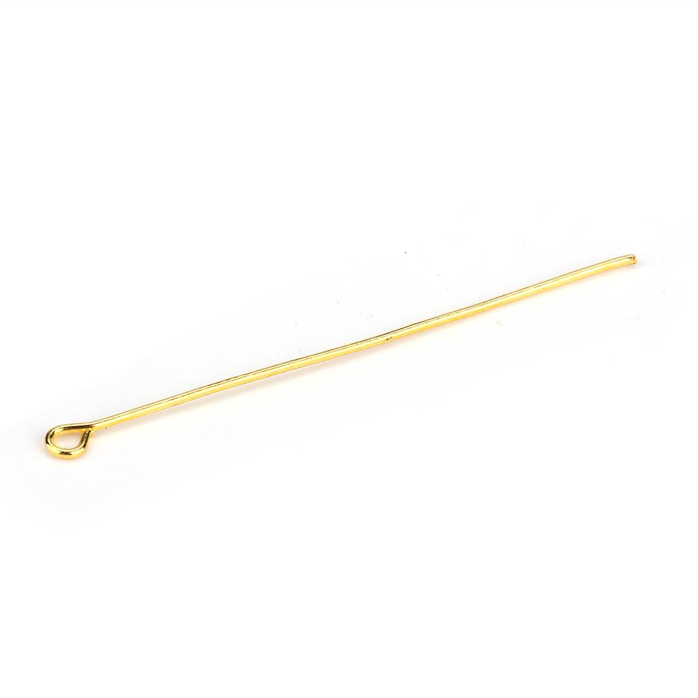 490Pcs/Box Alloy Jewelry Findings Making Earring Necklace Bracelet Kit (Gold)