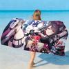 B-Blue Archive-S Game Kosaka Wakamos Towel Soft Lightweight Anti-Sand Large Beach Towel Quick-Drying Bath Sports Family
