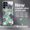 cute Otter Phone Case For Samsung S26 S25 S24 S23 S22 S21 Plus Ultra Note20 Glass Magnetic Case