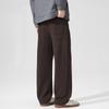 Autumn and winter American retro simple casual pants men's old money style loose straight wide legs loose versatile trousers