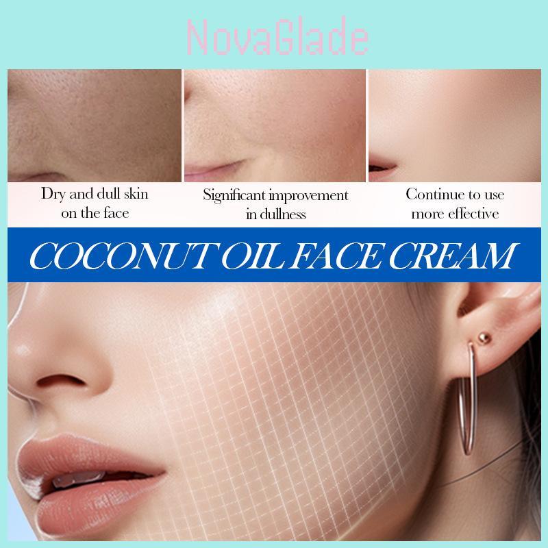 Sadoer Coconut Oil Nourishing Moisturizing Cream Ideal For Hydration And Skin Softening 50g