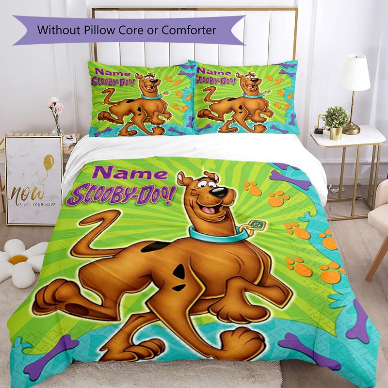 Ammonitore (14) Set Biancheria da Letto Personalizzabile con Nome Copripiumino Traspirante con Federe Decorazione per la Casa Regalo di Compleanno